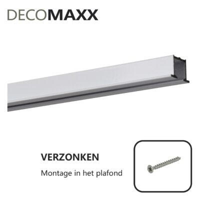 Inbouw Gordijnrails - Wit | Decomaxx - Afbeelding 2