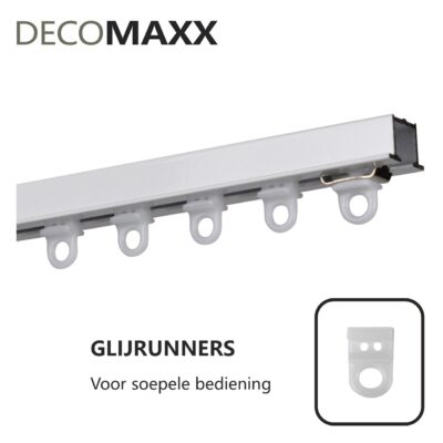 Inbouw Gordijnrails - Wit | Decomaxx - Afbeelding 3
