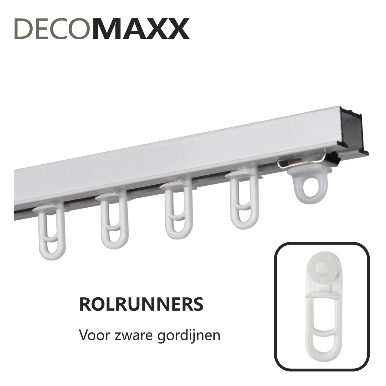 Inbouw Gordijnrails - Wit | Decomaxx - Afbeelding 4