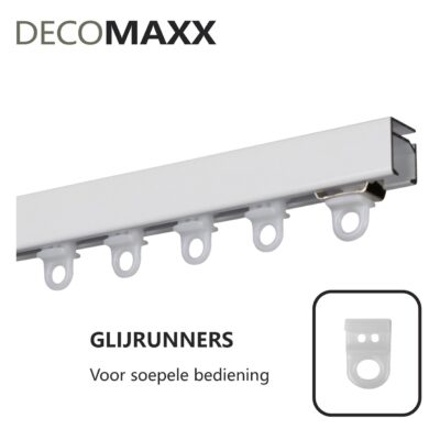 Luxe Gordijnrails - Wit | Decomaxx - Afbeelding 3