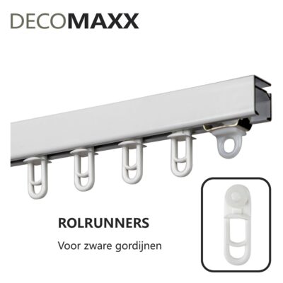 Luxe Gordijnrails - Wit | Decomaxx - Afbeelding 4