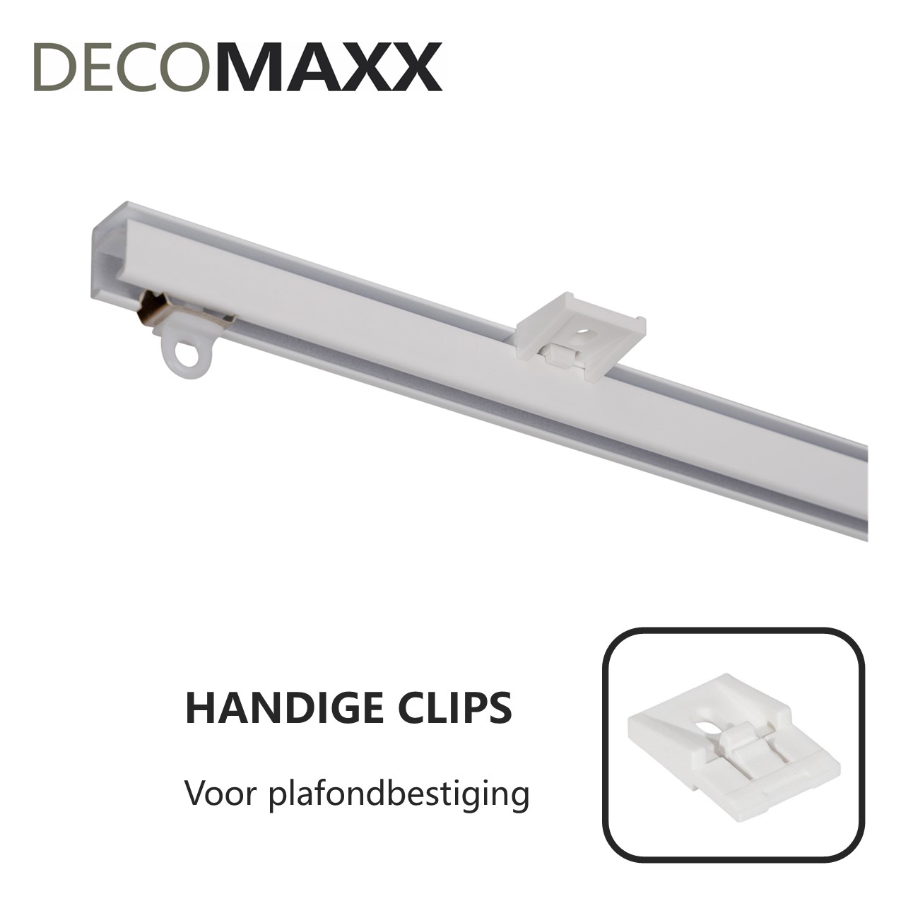 Luxe Gordijnrails - Wit | Decomaxx - Afbeelding 2