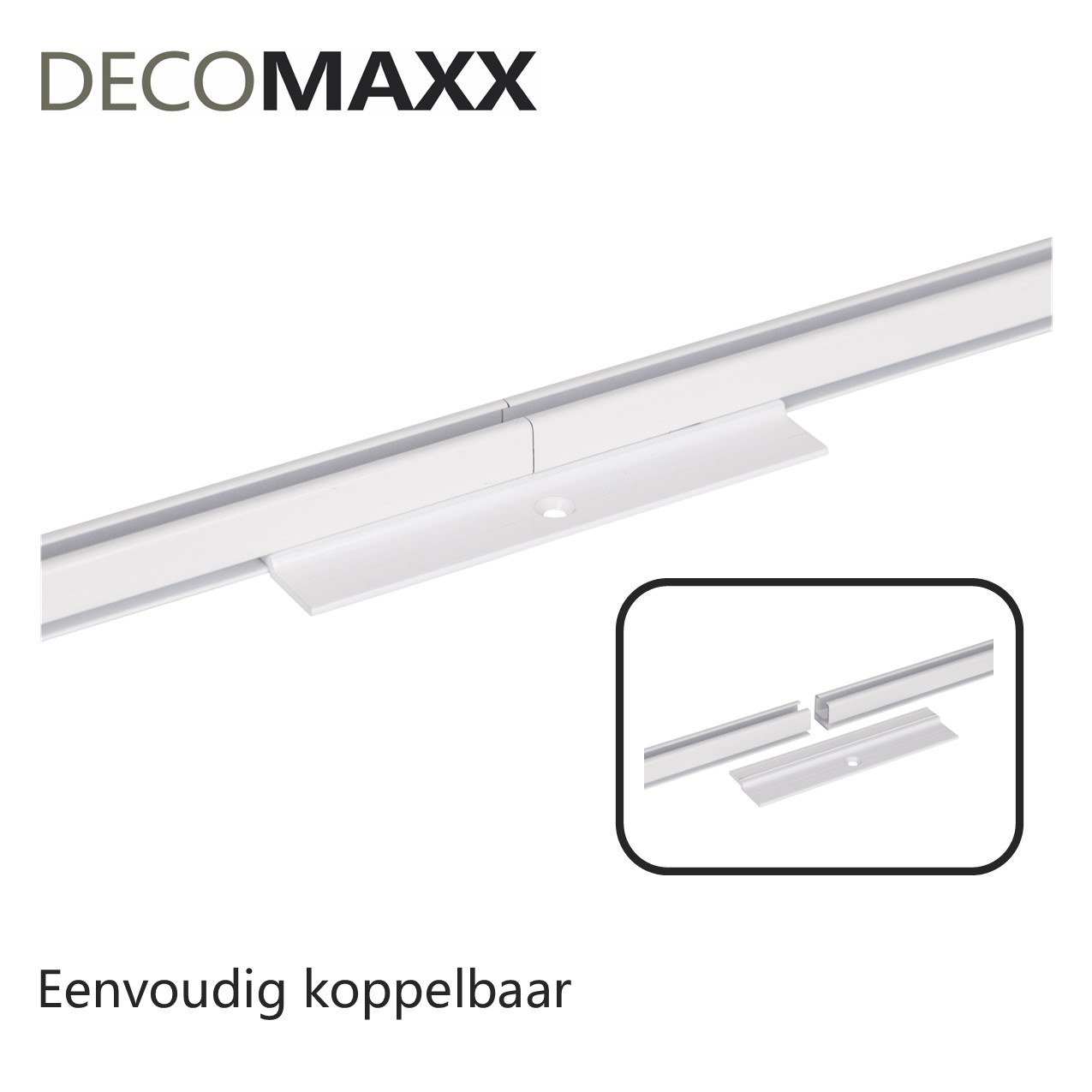 Luxe Gordijnrails - Wit | Decomaxx - Afbeelding 5